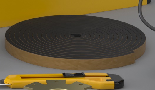 Уплотнительная лента для фальшпола